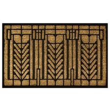Frank Lloyd Wright Tree of Life Design Coir Fiber 36" x 22" Doormat