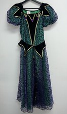 Rubies Radiant Witch Halloween Costume Dress Girls Large Black Purple Green