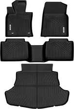 OEDRO 4pcs Floor Mats Cargo Liners for 2018-2024 Toyota Camry  TPE All Weather