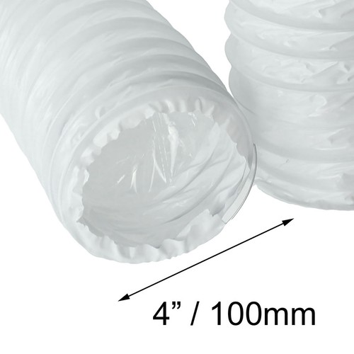 Tubo de extensión de manguera de ventilación de 13 pies de largo y clips para secadora SWAN - Imagen 5 de 5