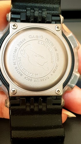 Vintage Titanium G-Shock Mermaid Fisherman Moon&Tide Icy Gold Font Bezel - Picture 13 of 18