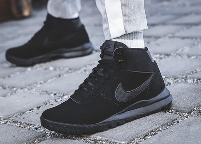 hoodland suede nike black