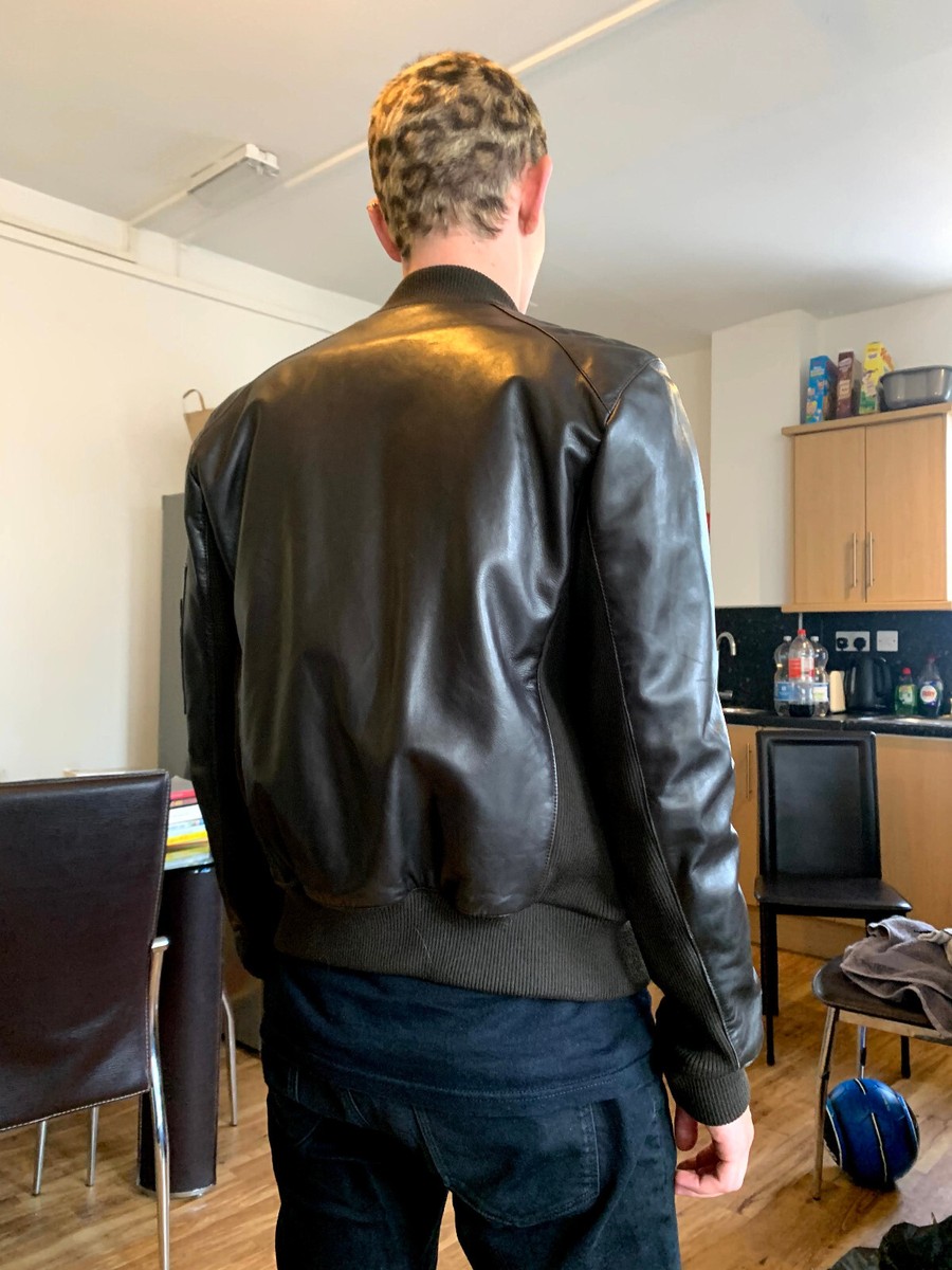 Art.SYV201 Prada Leather Jacket Dark Brown Mens Medium | eBay Art.SYV201 Prada Leather Jacket Dark Brown Mens Medium | eBay