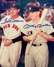 Mickey Mantle & Ted Williams autographed 8x10  Photo Buy 1 Get 1 FREE REPRINT