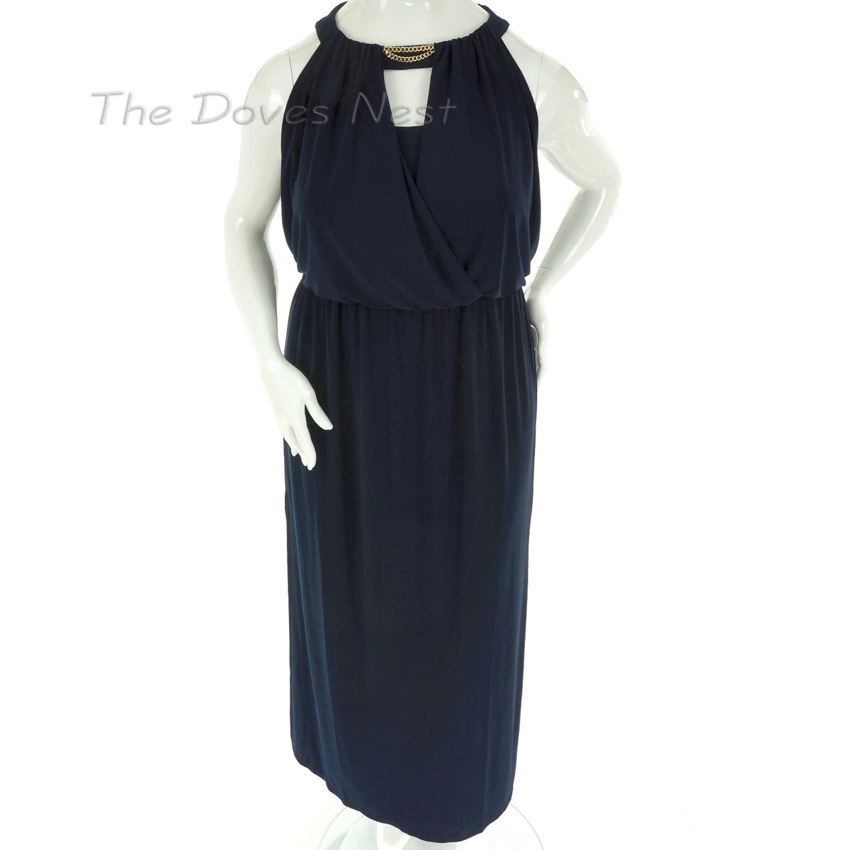 elegant evening dresses petite Petite Zoella Satin V-Neck Floor Length Dress main image 0