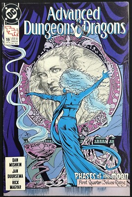 ADVANCED DUNGEONS & DRAGONS~PHASES OF THE MOON~# 19~JUN/90~TSR~DC COMICS~1990
