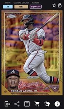 2023 Topps Bunt DIGITAL Gilded Series 2 Base Super Rare - Ronald Acuna Jr