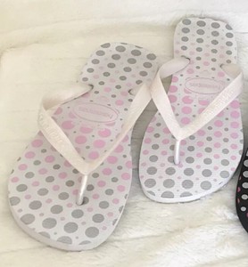 silver metallic havaianas