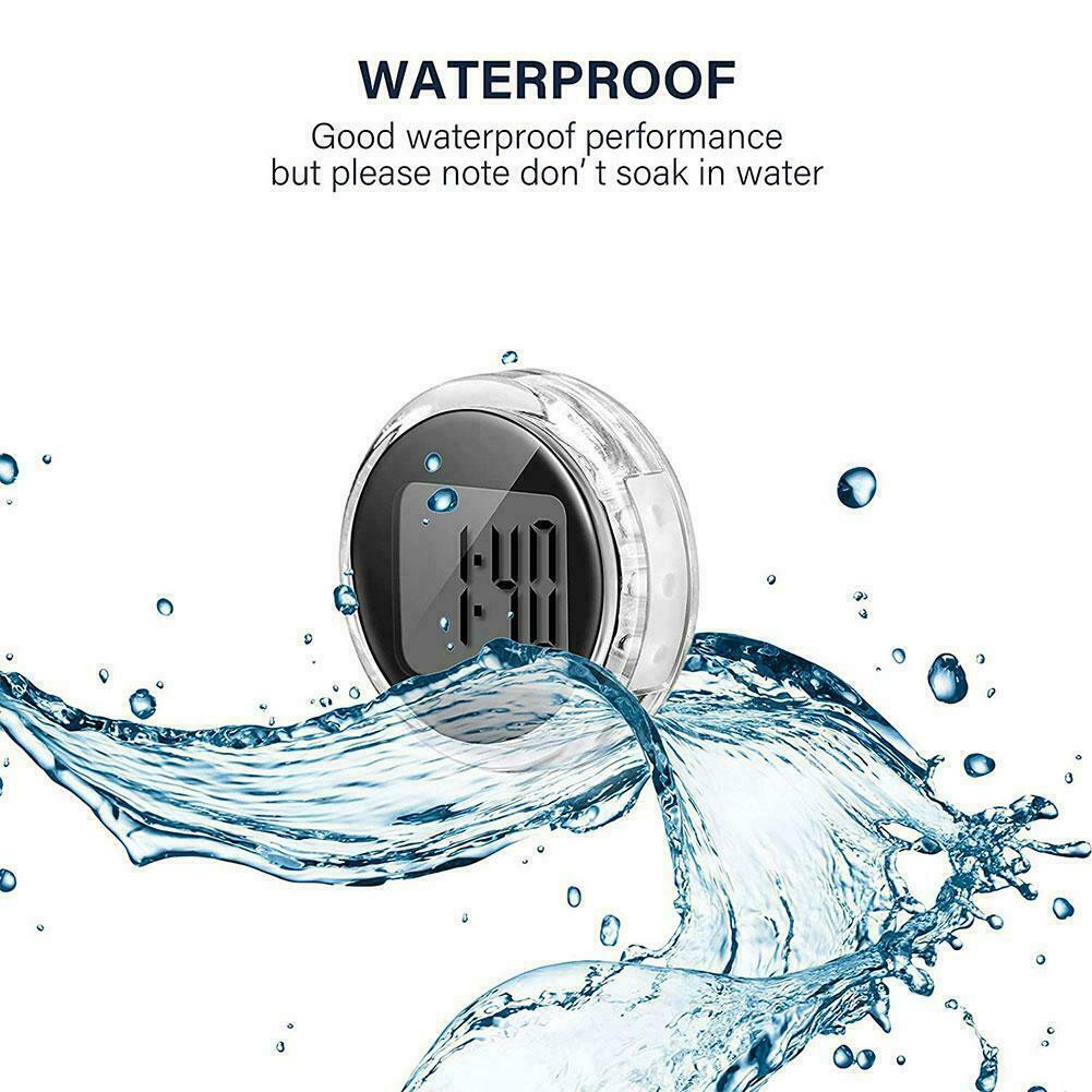 Waterproof Mini Digital Clock Motorcycle Bike Sticky Display s6z2 Watch R4V1 eBay