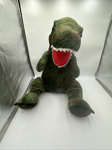 Play Zone 33” Green Jumbo Dino Plush Toy - Picture 9 of 24