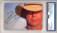 SIGNED Kenny Chesney Born Album Cover Art Card Photograph PSA DNA COA SPHERE