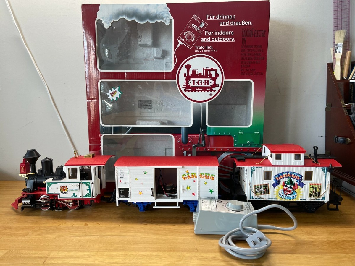 LGB 78902 G SCALE CIRCUS SET WITH 24171 LOCOMOTIVE MADE IN GERMANY
