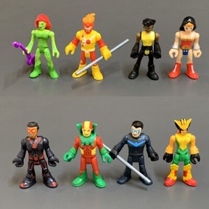 Lot 8 Fisher-Price Imaginext DC Super Friends Comics figure Firestorm Series 3