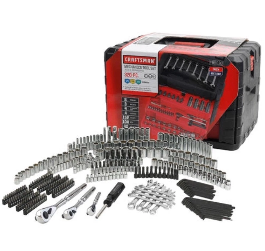 Craftsman 320 piece mechanics tool set deals