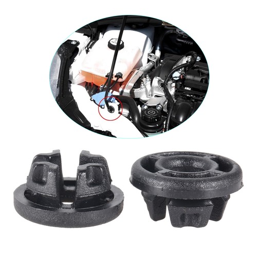 Connect 31692 - Clip Per Fissaggio Isolamento Cofano Auto (50 Pezzi) - Ricambio Nylon Nero Per Chrysler 4878883 AA
