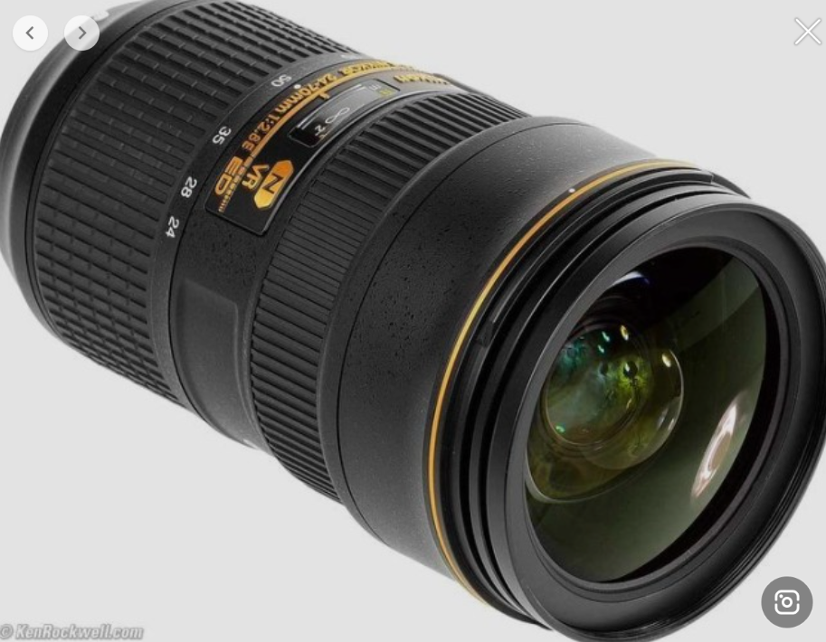Nikon AF-S NIKKOR 24-70mm f/2.8E ED VR Wide Angle Zoom Lens Nikon AF-S NIKKOR 24-70mm f/2.8E ED VR Wide Angle Zoom Lens