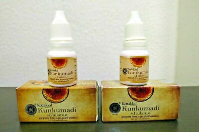 2x Kottakkal Arya Vaidya Sala Kumkumadi Pure Ayur Herbal Facial Massage Oil 10ml