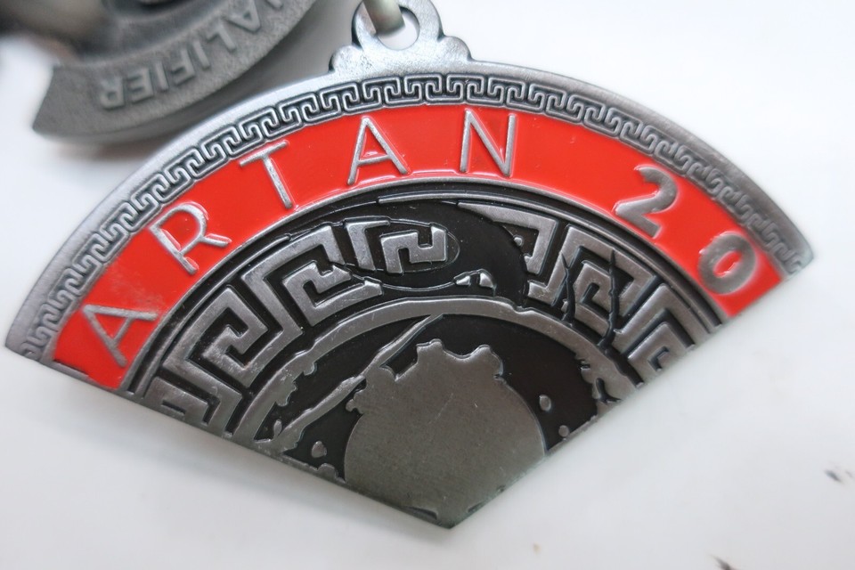Medaglia Spartan Sprint 2017 Con Cuneo Trifecta – Finisher Race Multicolore - Foto 5
