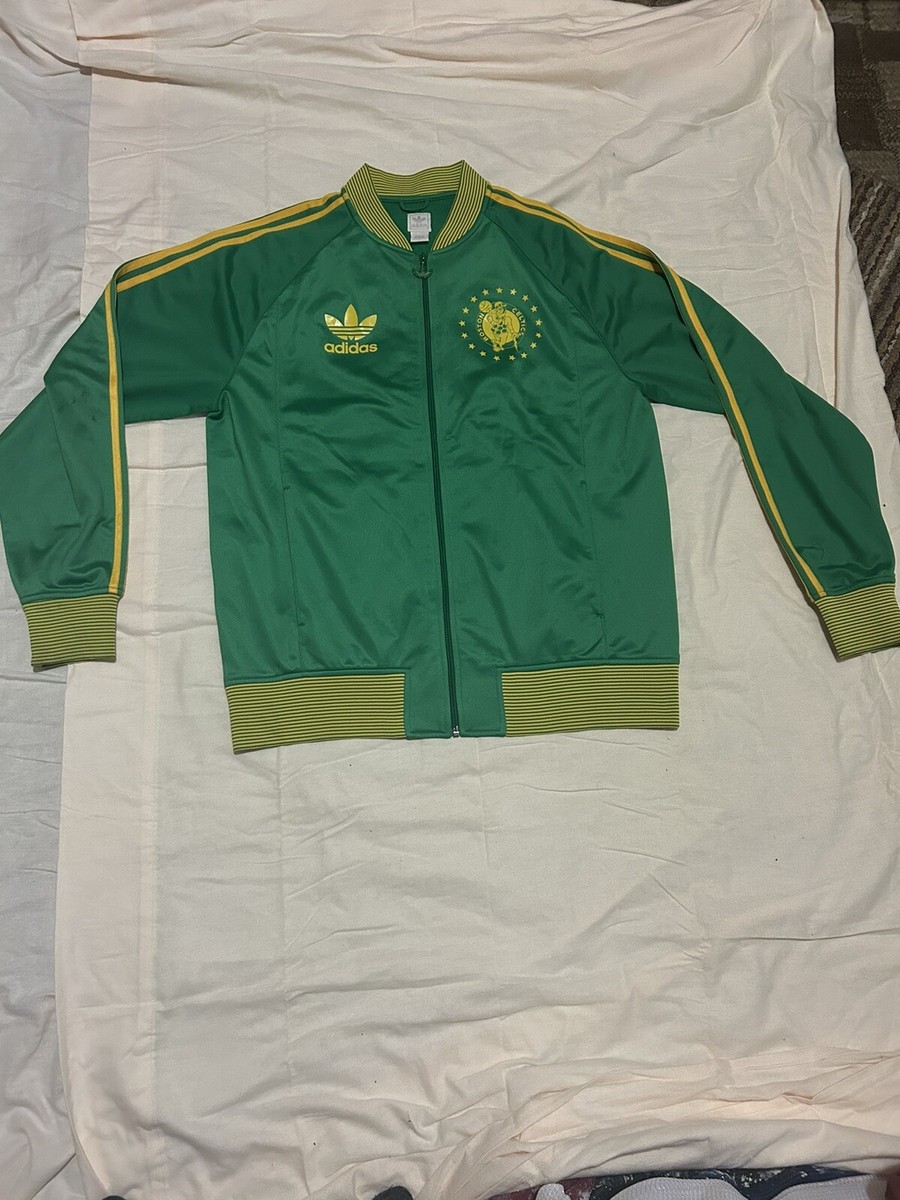Adidas Boston Celtics 17 Time NBA World Champions Zip Up Jacket