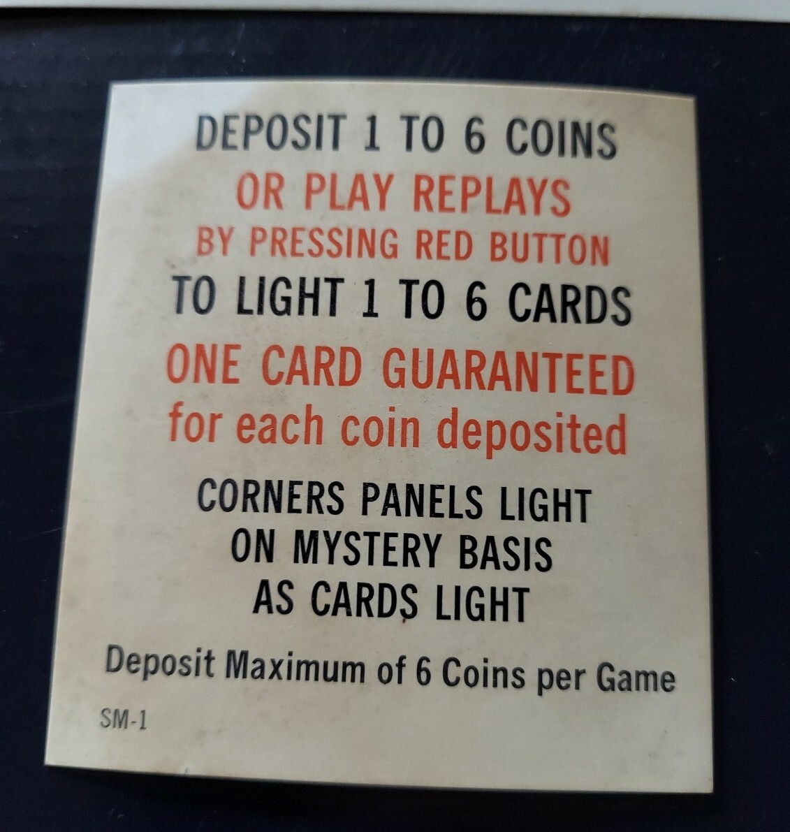 Antique Vintage 1970's Bally Stock Market Bingo Pinball Score Cards eBay