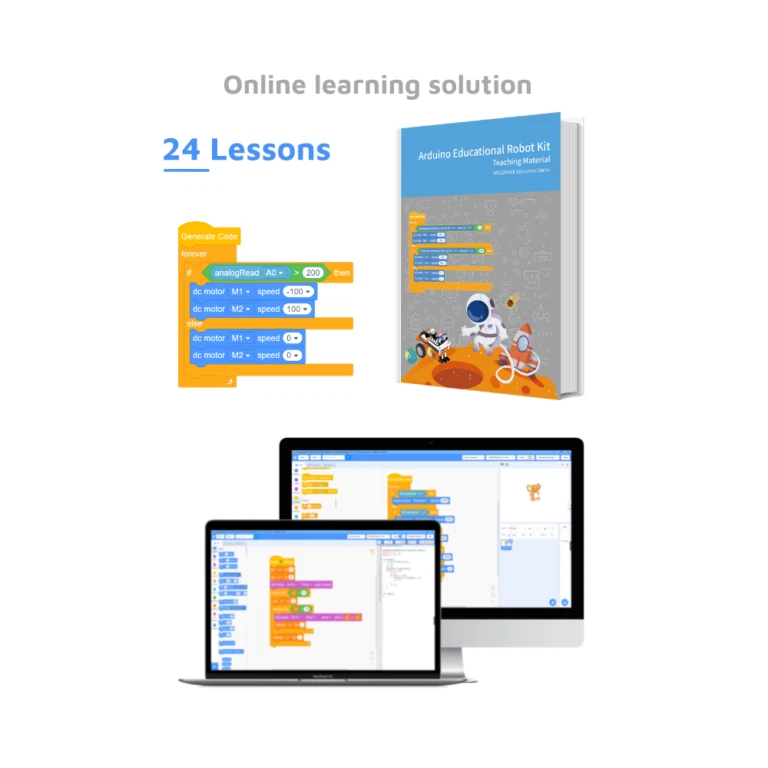 WeeMake Mars Rover Arduino UNO STEM Educational Robot Kit 14 Projects (KIT A) - Image 3 of 4