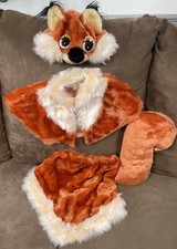 RED FOX COSTUME PLUSH SZ S KIDS 3D SUPER CUTE 