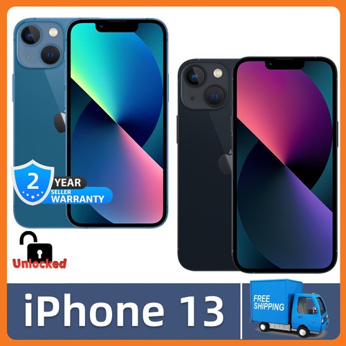 New Apple iPhone 13 128GB 256GB A2482 Factory Unlocked All Carrier Smartphone US - Picture 1 of 12