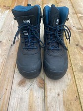 Helly Hansen Work Boots- Steal toe Size 8 Rare find- Black and Blue Waterproof
