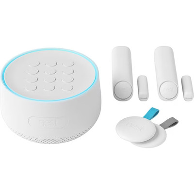 Google Nest Secure Security Alarm System Starter Pack H1500ES - White