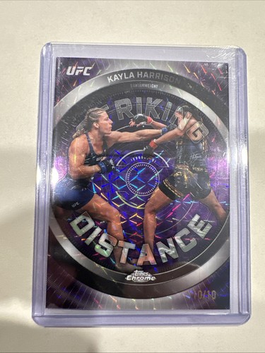 2026 Topps Chrome Kayla Harrison Striking Distance Purple Geo /10