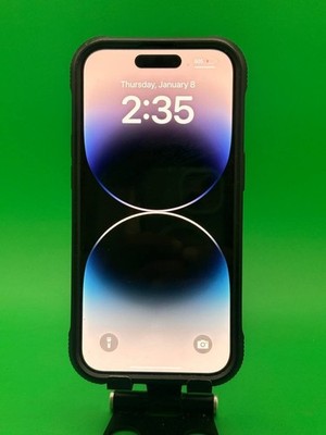 Apple iPhone 14 Pro 128 GB ATT Space Black Good Condition 88% Battery Health PH9