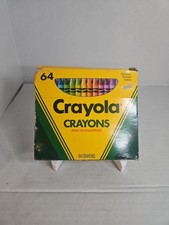 Vintage 1990 Crayola Crayons 64 Box with Dand...