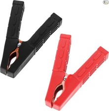 Heavy Duty 200A Jumper Cable Clamps, 2 Pcs Alligator Battery Clips for Under 5AW