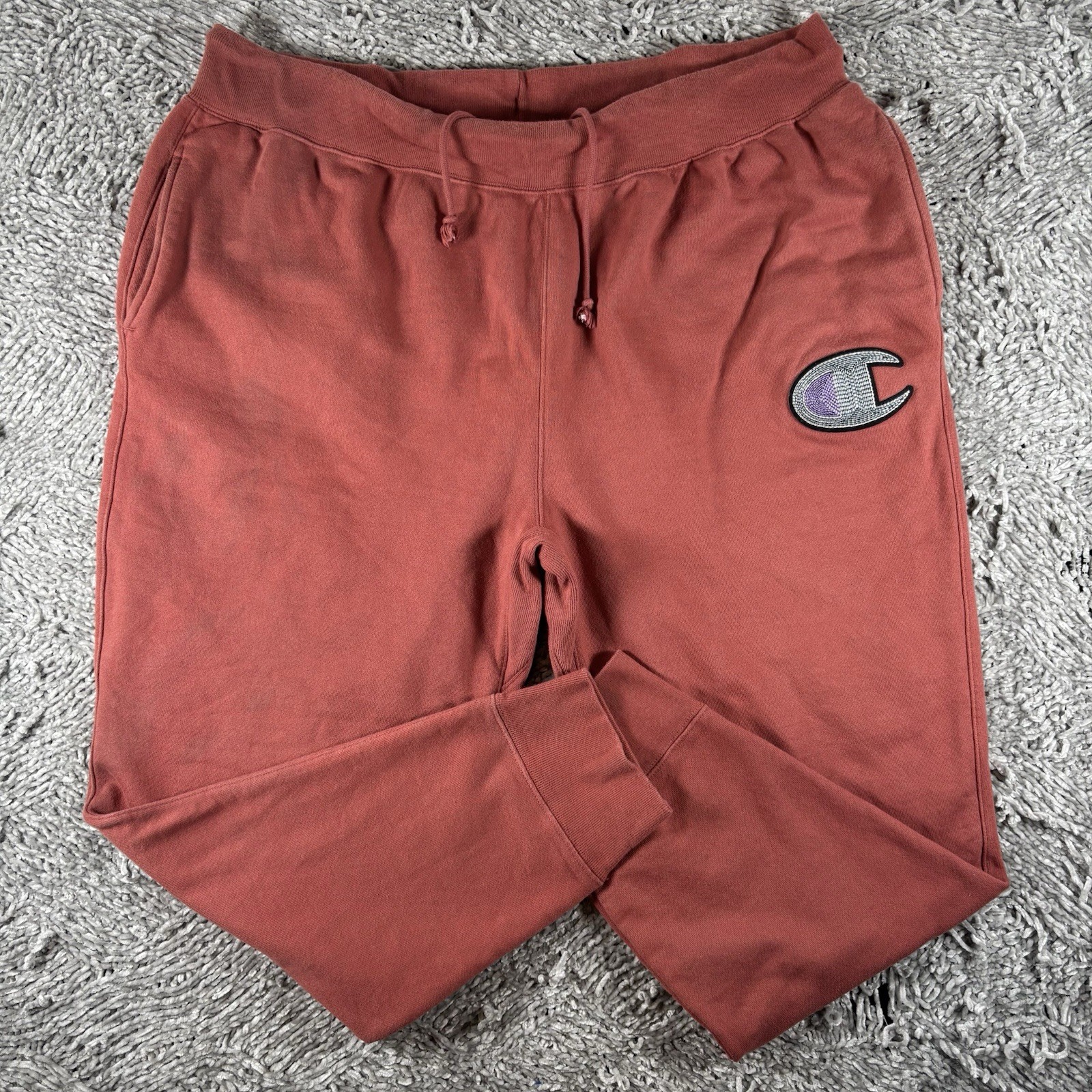 Champion Reverse Weave Sweatpants Men’s Size 3XL Red Activewear Gym Running VTG