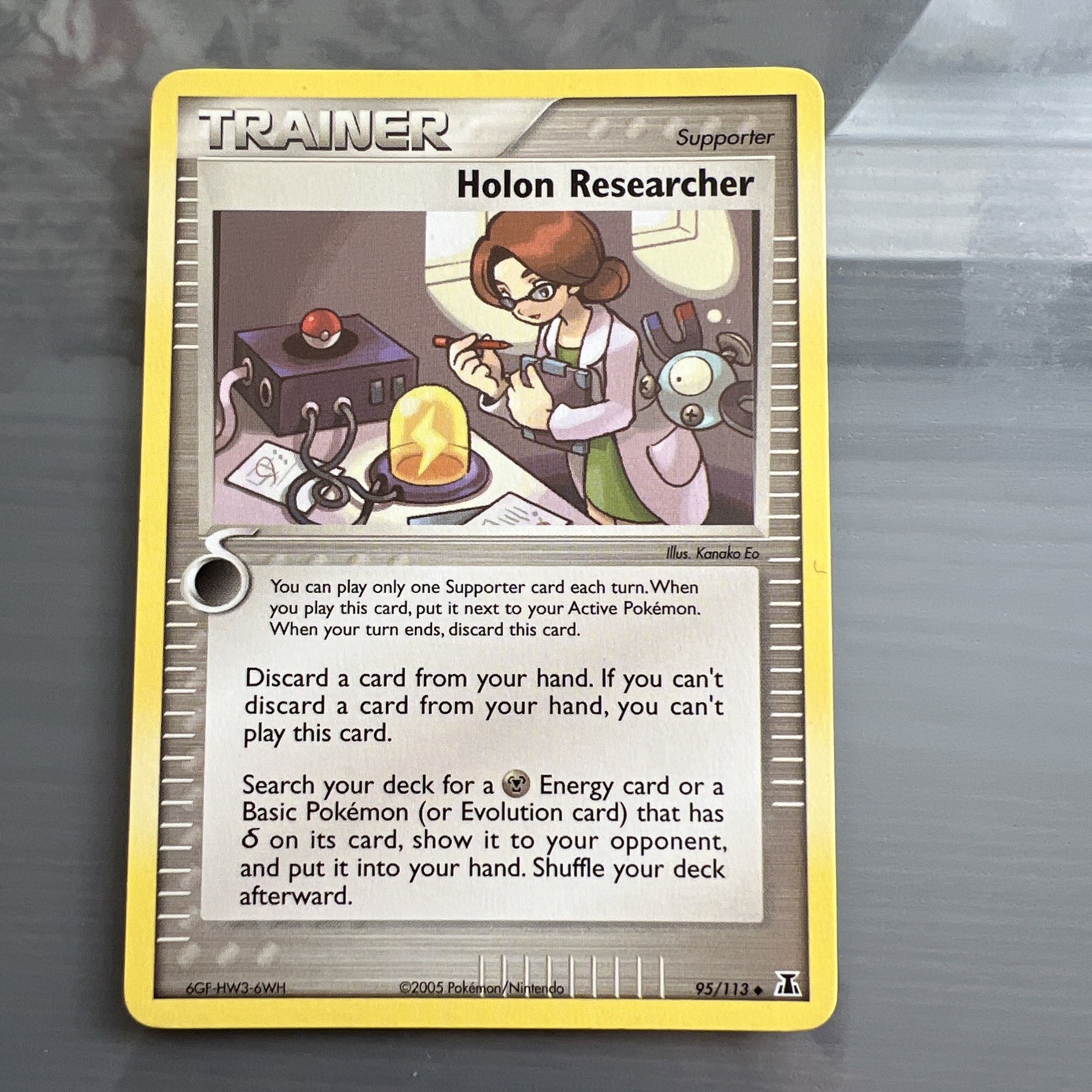 Holon Researcher - 95/113 Delta Species - Pokémon TCG - 2005