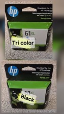 HP 61XL Black and Color Combo Ink Cartridges Set Genuine