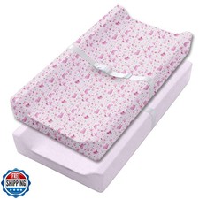 100 Muslin Changing Pad Cover Ultra Soft, Breathable, Secure Fit, Fade-Resis