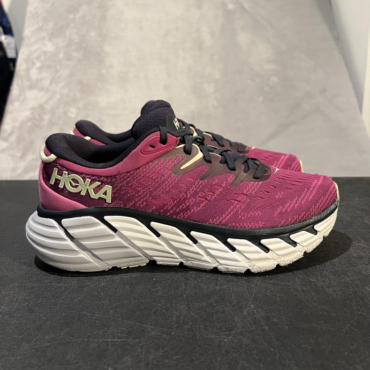 Hoka One One Gaviota Shoes Womens B Festival Fuchsia Stability