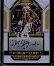 2023 Panini Prizm WNBA #SG-NNK Nneka Ogwumike Signatures Silver