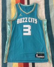 Terry Rozier Charlotte Hornets “Buzz City” City Edition Jersey – Size 48 (Large)