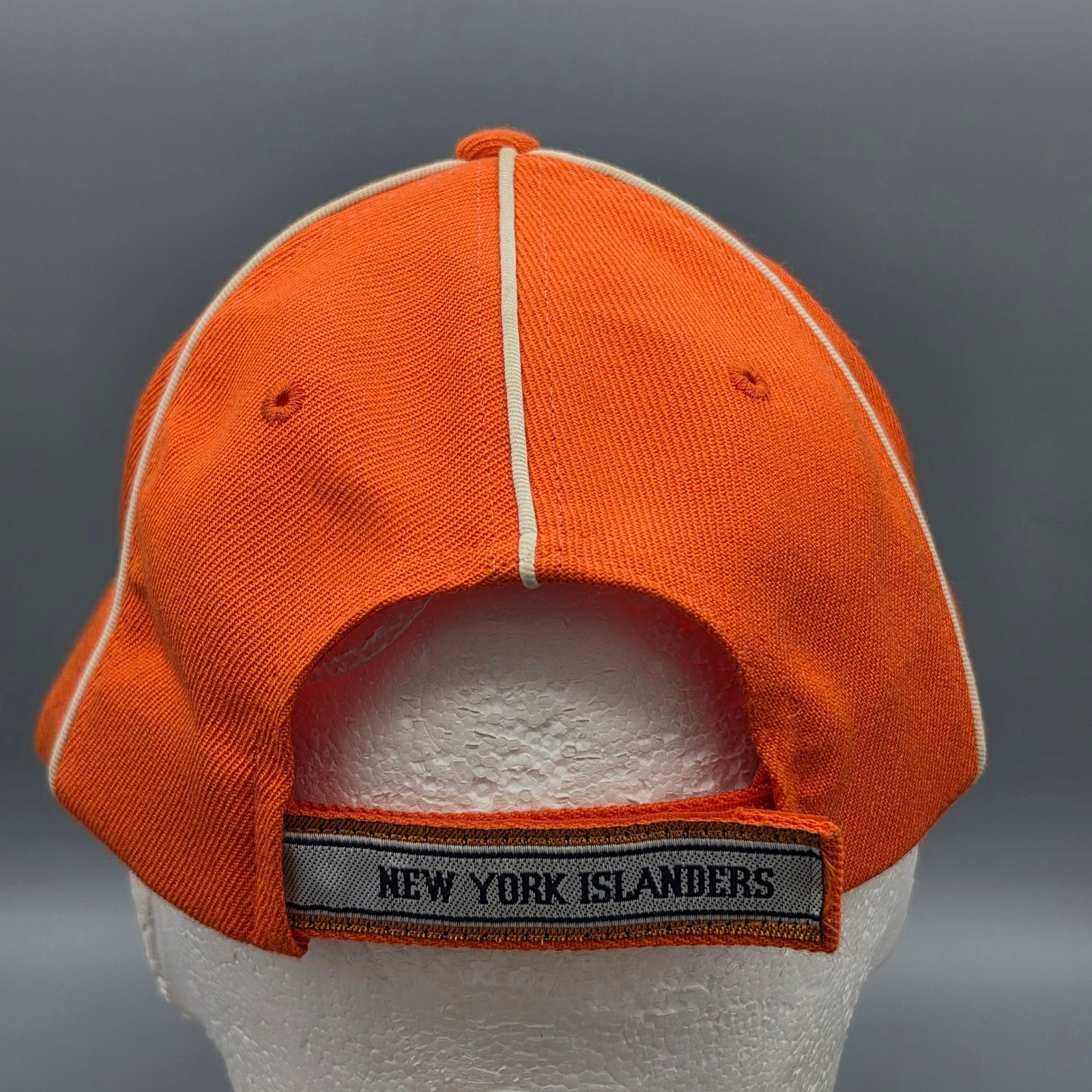 Drew Pearson Hat Mens OSFA Orange New York Islanders NHL Baseball Cap Hockey Fan image 3