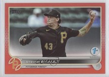 2022 Topps Series 1 1st Edition Red 9/50 Steven Brault #307 0u46