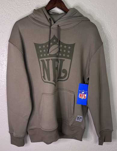National Football League NFL Shield Hoodie Pullover Olive Medium - Afbeelding 1 van 5