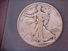 1918-D Liberty Walking Half,  Circulated Ave, .3617 Oz Silver (US-8908 )