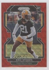 2021 Panini Prizm Rookie Red Wave Prizm 44/149 Eric Stokes #433 0nr3