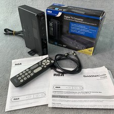 RCA Digital TV Converter Box Cables Instructions  Remote Control DTA800B