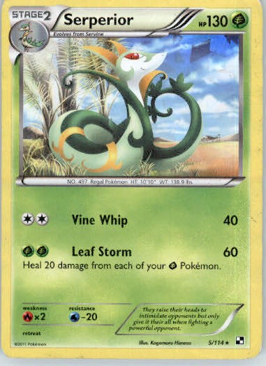 Serperior - Cracked Ice - Deck Exclusives - 005/114 - Holo MP