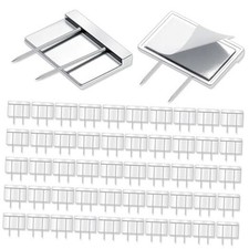 Pcs Silver Cubicle Pins Partition Long Push Pins Fabric Clips Cubicle Name 80