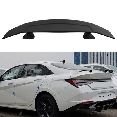 For Hyundai Elantra Matte Black 46''GT-Style Car Rear Trunk Spoiler Wing Lip