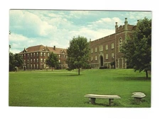 Severance Hall and Van VLIET Hall University of Dubuque Iowa VTG postcard UNP